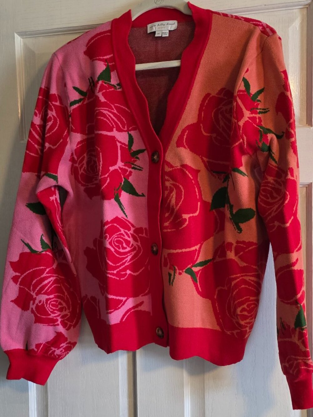 Never Fully Dressed Rosa Forrest Cardigan, Size XXL